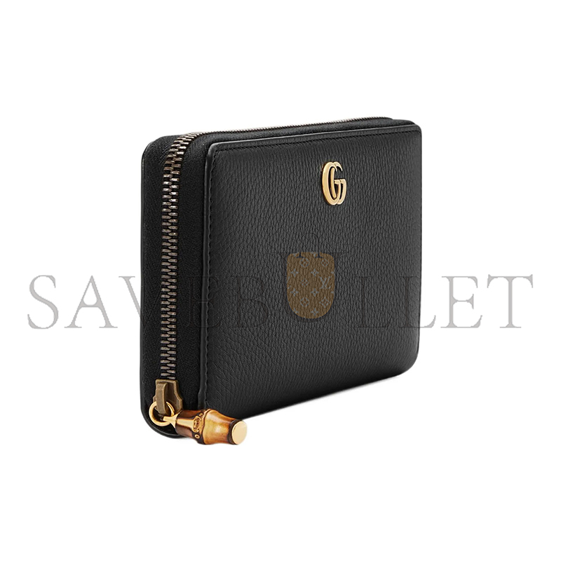 GUCCI BAMBOO ZIP AROUND WALLET 739499 (19.5*11*3cm)